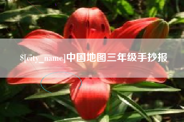 枝江中国地图三年级手抄报