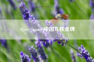 枝江中国九枚金牌
