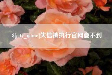 枝江失信被执行官网查不到