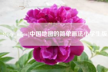 枝江中国地图的简单画法小学生版
