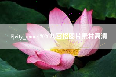 枝江2020九宫格图片素材高清