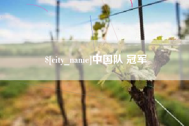 枝江中国队 冠军