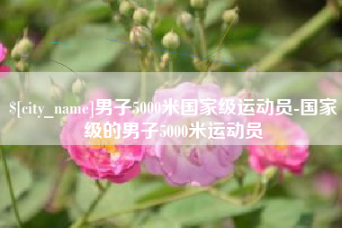 枝江男子5000米国家级运动员-国家级的男子5000米运动员
