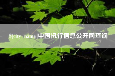 枝江中国执行信息公开网查询