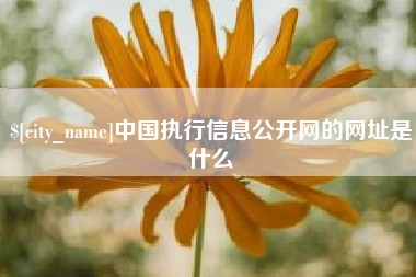枝江中国执行信息公开网的网址是什么