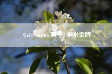 枝江男子5000米金牌