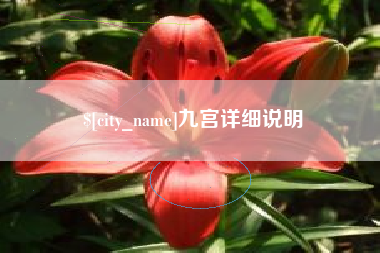 枝江九宫详细说明