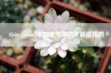 枝江中国金牌哪六金最值钱的