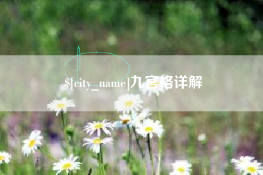 枝江九宫格详解