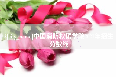 枝江中国消防救援学院2021年招生分数线