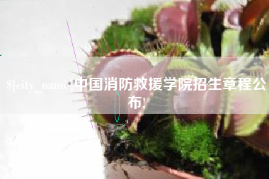 枝江中国消防救援学院招生章程公布!