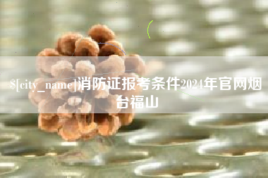 枝江消防证报考条件2024年官网烟台福山